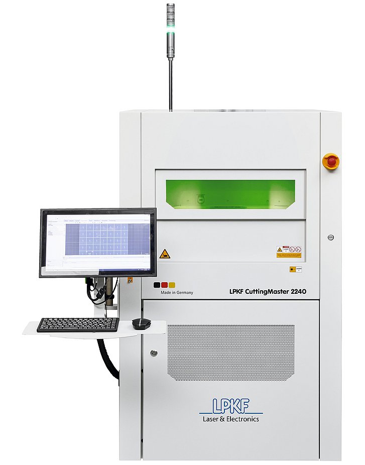 LPKF CuttingMaster 2240 Front view laser depaneling system LPKF CuttingMaster 2240