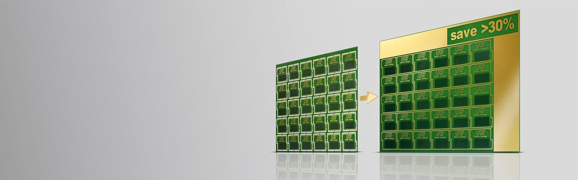 Laser Depaneling - Contact-free process for separating Printed Cirucuit Boards Laser Depaneling - Contact-free process for separating Printed Cirucuit Boards